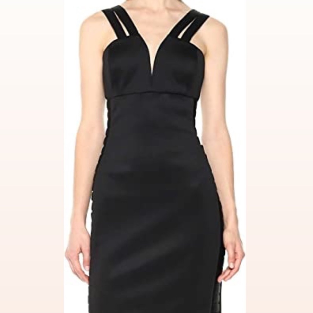 Guess Womens Black Scuba Dress